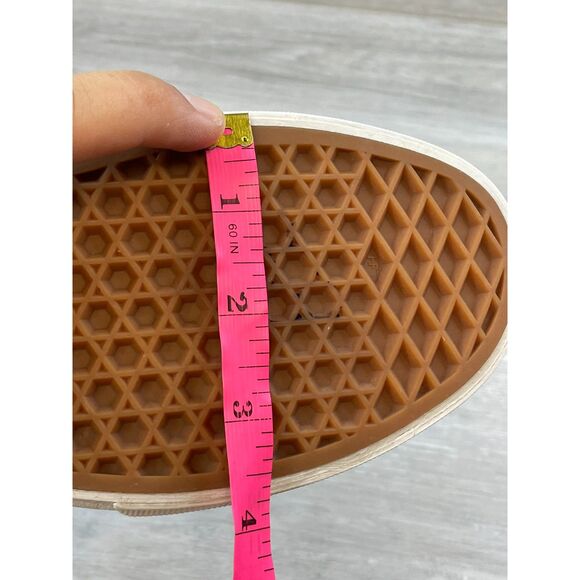 Vans Asher Deluxe Women's Sneaker Skateboard 8 White Flat Athletic Shoes - Picture 10 of 10